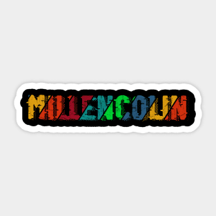 vintage color Millencolin Sticker